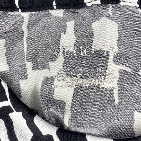 Women’s Merona Black and White Top/Blouse - Picture 4 of 4
